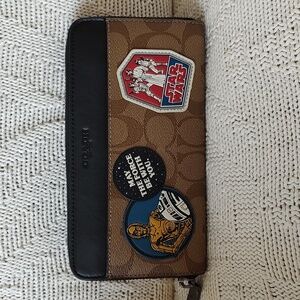 COACH x Star Wars Wallet Zip Around NEW